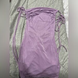 Lavender Ruched Dress